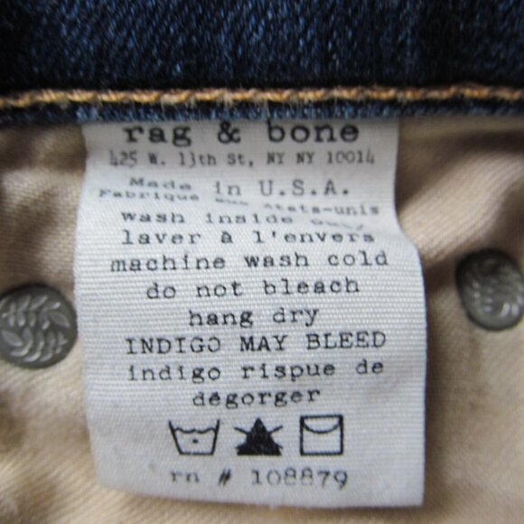 Rag & Bone Samurai Legging Skinny Ankle Jeans - Picture 8 of 8